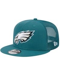 KTZ - Midnight Philadelphia Eagles Main Trucker 9fifty Snapback Hat - Lyst