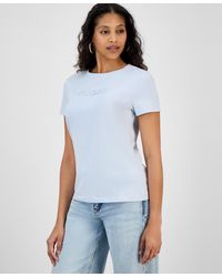Guess - Briana-short Sleeve Logo T-shirt - Lyst