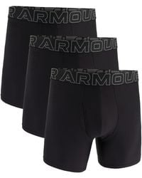 Under Armour - 3-pack Performance Tech Solid 6" Boxer Briefs - Lyst
