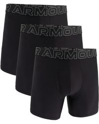Under Armour - 3-pack Performance Tech Solid 6" Boxer Briefs - Lyst