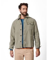 aubi - Dowse Long Sleeve Relaxed Worker Jacket - Lyst