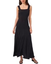 Vince Camuto - Smocked Back Challis Tiered Sleeveless Maxi Dress - Lyst