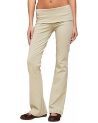Edikted - Ivanne Foldover Flared Pants - Lyst