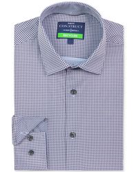 Con.struct - Recycled Slim Fit Gingham Performance Stretch Cooling Comfort Dress Shirt - Lyst