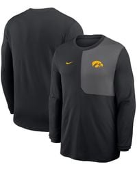 Nike - Iowa Hawkeyes 2025 Sideline Coach Uv Performance Long Sleeve T-shirt - Lyst