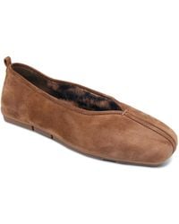Ash - Breeze Fur Slip-on Flats - Lyst