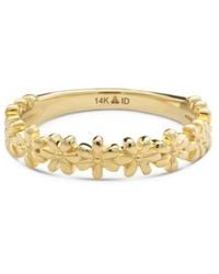 DEVATA - Daisy Flower Ring In 14k Size 6 Approx. 2.3 Grams - Lyst