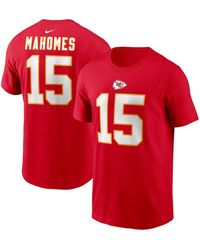 Nike - Patrick Mahomes Kansas City Chiefs Player Name And Number T-shirt - Lyst