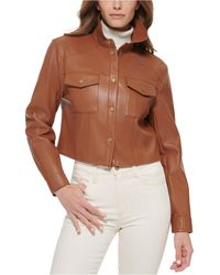 Calvin Klein Leather jackets for Women | Online Sale up to 69% off | Lyst