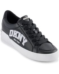 DKNY - Maben Varsity Lace-up Sneakers - Lyst