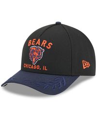 KTZ - Black/navy Chicago Bears 2025 Nfl Draft 9forty A-frame M-crown Adjustable Hat - Lyst