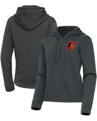 Antigua - Baltimore Orioles Contemporary Quarter-zip Hoodie - Lyst
