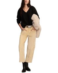 Lucky Brand - Waffle V-neck Sweater - Lyst