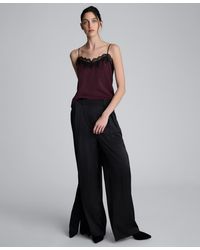 Kenneth Cole - Sleeveless Lace Trim Cami Top - Lyst