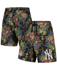 Pleasures - New York Yankees Floral Shorts - Lyst