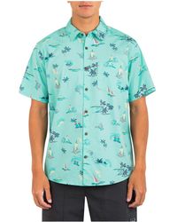 Hurley - One And Only Lido Stretch Short Sleeve Shirt - Lyst