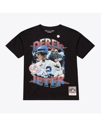 Mitchell & Ness - Derek Jeter New York Yankees Legendary Collage Player T-shirt - Lyst