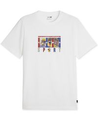 PUMA - Sport Cotton Graphic T-shirt - Lyst