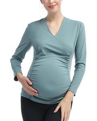 Kimi + Kai - Kimi + Kai Maternity Essential Nursing Active Top - Lyst