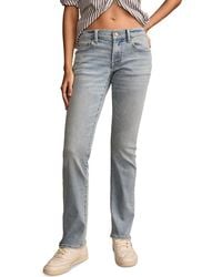 Lucky Brand - Mid-rise Sweet Straight-leg Denim Jeans - Lyst