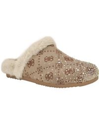 Guess - Gascona Embellished Cozy Slip-on Logo Clogs - Lyst
