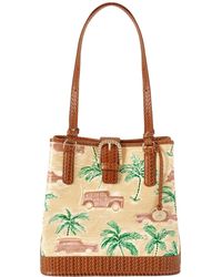 Brahmin - Fiora Honeybrown Copa Cabana Leather Bucket Bag - Lyst