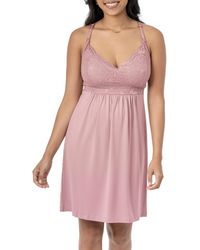 Kindred Bravely - Plus Size Lucille Lace Maternity & Nursing Nightgown - Lyst