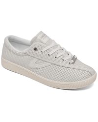 Tretorn - Nylite Perforated Leather Casual Sneakers From Finish Line - Lyst