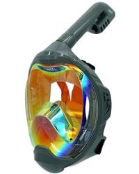 180° - Moflow+ Irridium Full Face Snorkel Mask Gray L/xl – Panoramic View - Lyst