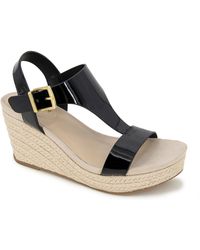 Kenneth Cole - Card Wedge Espadrille Sandals - Lyst