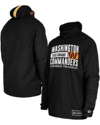 KTZ - Washington Commanders Functional Fandom Balaclava Helmet Stripe Tri-blend Hoodie - Lyst