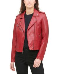 macys levis leather jacket