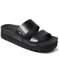 Reef - Cushion Vista Hi Slip-on Platform Slide Sandals - Lyst