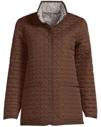 Lands' End - Insulated Reversible Barn Jacket - Lyst