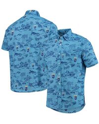 Lids Tampa Bay Rays Reyn Spooner Kekai Performance Button-Up Shirt - Light  Blue