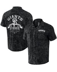 Fanatics - Darius Rucker Collection By Distressed San Francisco Giants Denim Team Color Button-up Shirt - Lyst