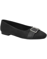 Easy Street - Keely Square Toe Ballet Flats - Lyst