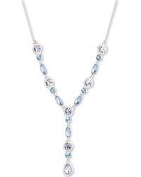 Givenchy - Pave & Color Crystal Lariat Necklace - Lyst