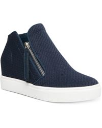 steve madden wavery wedge sneaker