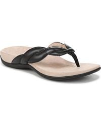 Vionic - Bella Braid Thong Sandals - Lyst