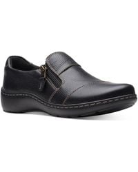 Clarks - Cora Harbor Zip Flats - Lyst