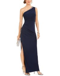 Adrianna Papell - Petite One-shoulder Jersey Gown - Lyst