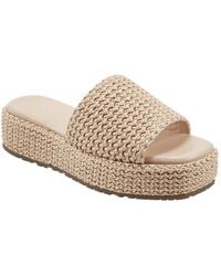 Marc Fisher - Pais Slip-on Square Toe Casual Sandals - Lyst