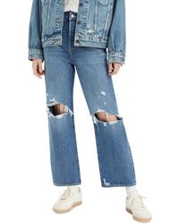 Levi's - Ribcage Ultra High Rise Straight Ankle Jeans - Lyst
