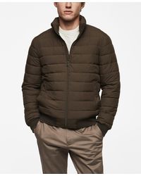 Mango - Ultra-lightweight Water-repellent Quilted Anorak - Lyst