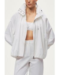 Nocturne - Oversized Zip-front Jacket - Lyst