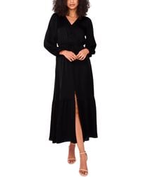 1.STATE - Drawstring-waist Button-front Maxi Dress - Lyst