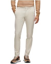 BOSS - Boss By Stretch Slim-fit Trousers - Lyst