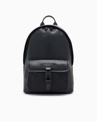 ARMANI EXCHANGE - | Pebbled Fux-lether Buckle Bckpck - Lyst