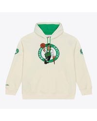 Mitchell & Ness - Boston Celtics Hardwood Classics Chainstitch Premium Fleece Hoodie - Lyst